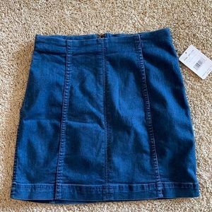 Free people Jean skirt